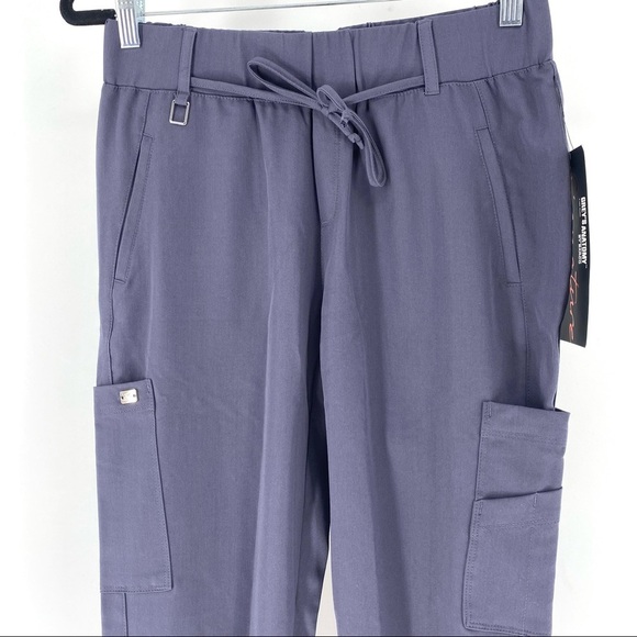 Grey's Anatomy by Barco Women's 6 Pocket Mid Rise Double Cargo Scrub Pant - SP - Picture 4 of 7
